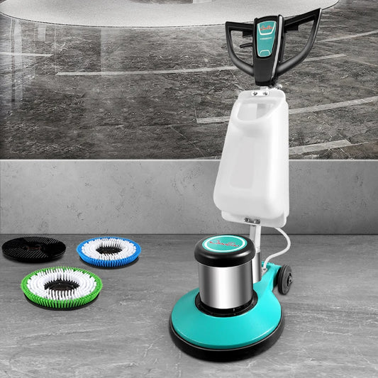 JMT-160266 1500W Multifunctional Floor Tile and Carpet Cleaning Machine - 17inch Sweeper Scrubber with Ergonomic Handle
