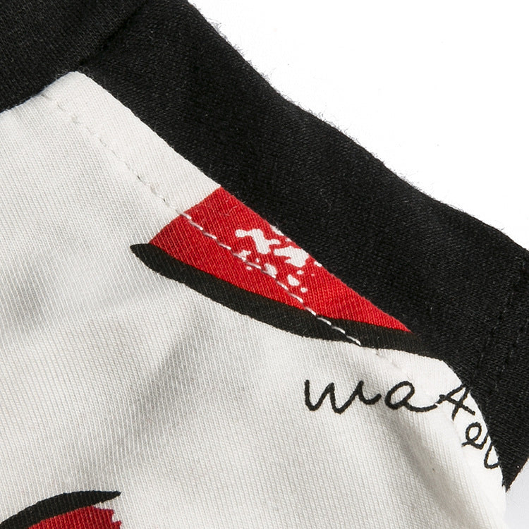 JMT-160266 Watermelon Print Cotton T-Shirt for Pets – Casual Wear for Dogs
