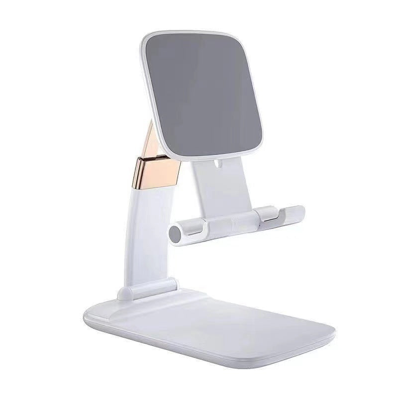 JMT-160330 Telescopic Folding Desktop Phone Holder – Adjustable Lazy Bracket in Black and White