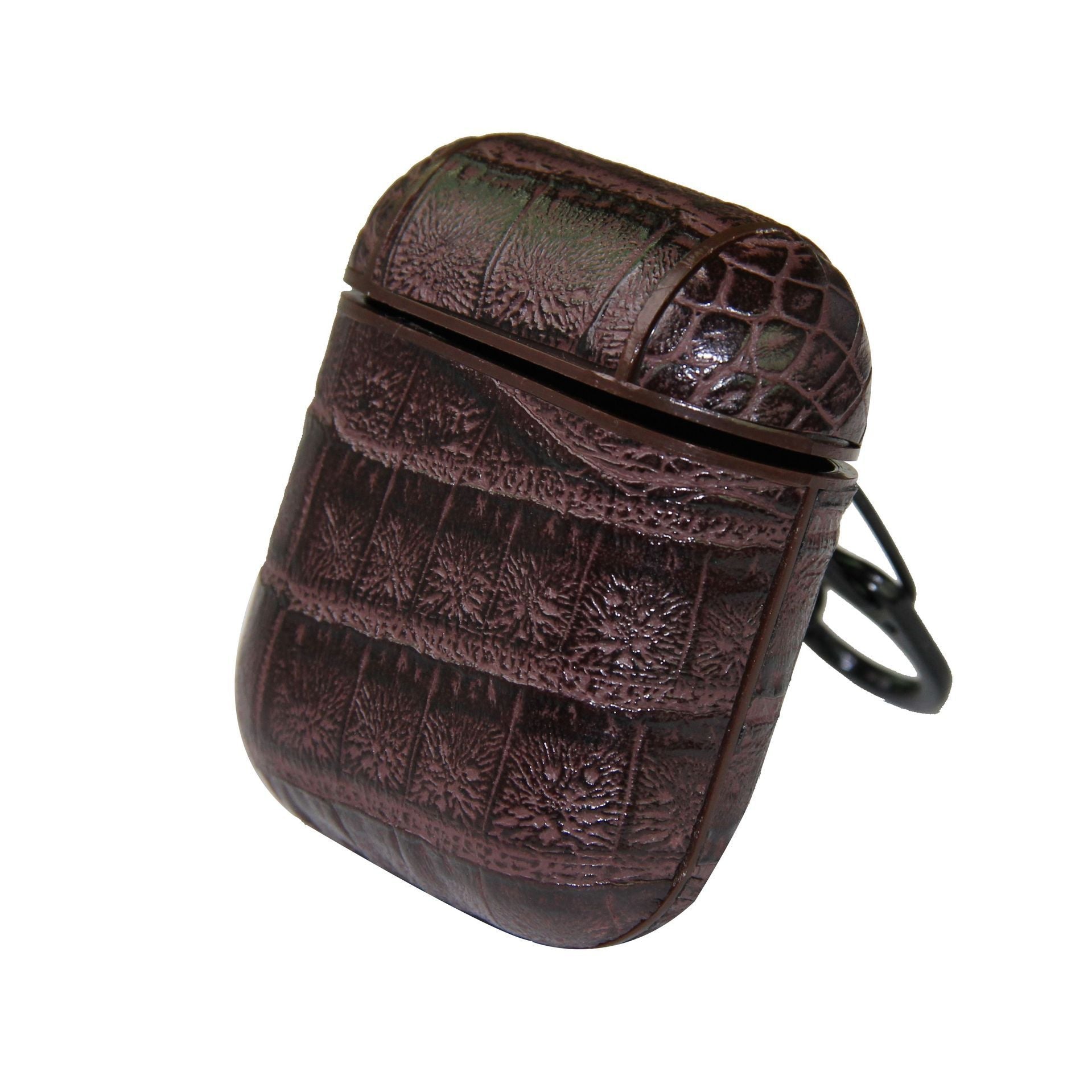 JMT-160458 Crocodile Pattern Wireless Bluetooth Headset Shell for AirPods – Stylish and Durable Imitation Leather Case