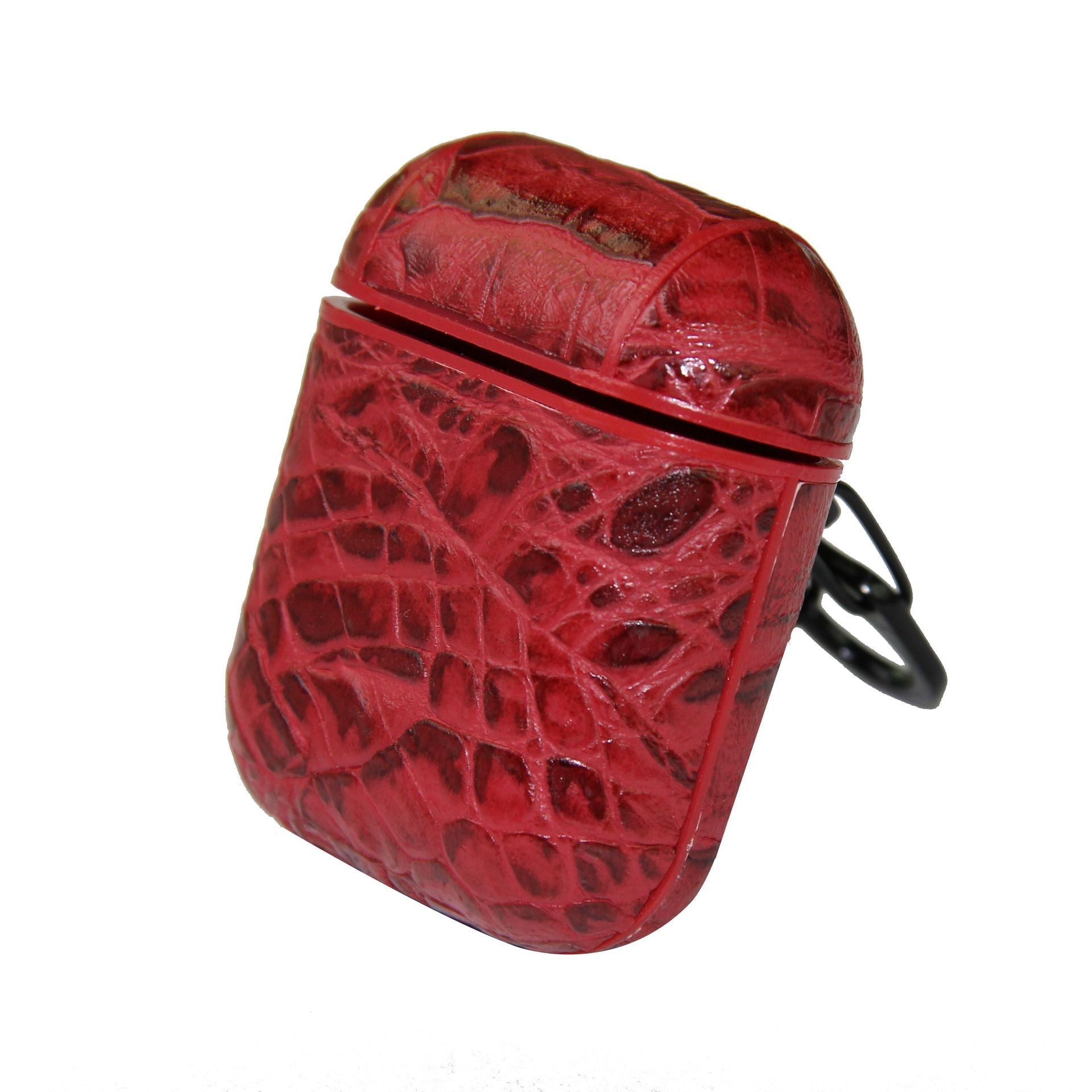 JMT-160458 Crocodile Pattern Wireless Bluetooth Headset Shell for AirPods – Stylish and Durable Imitation Leather Case