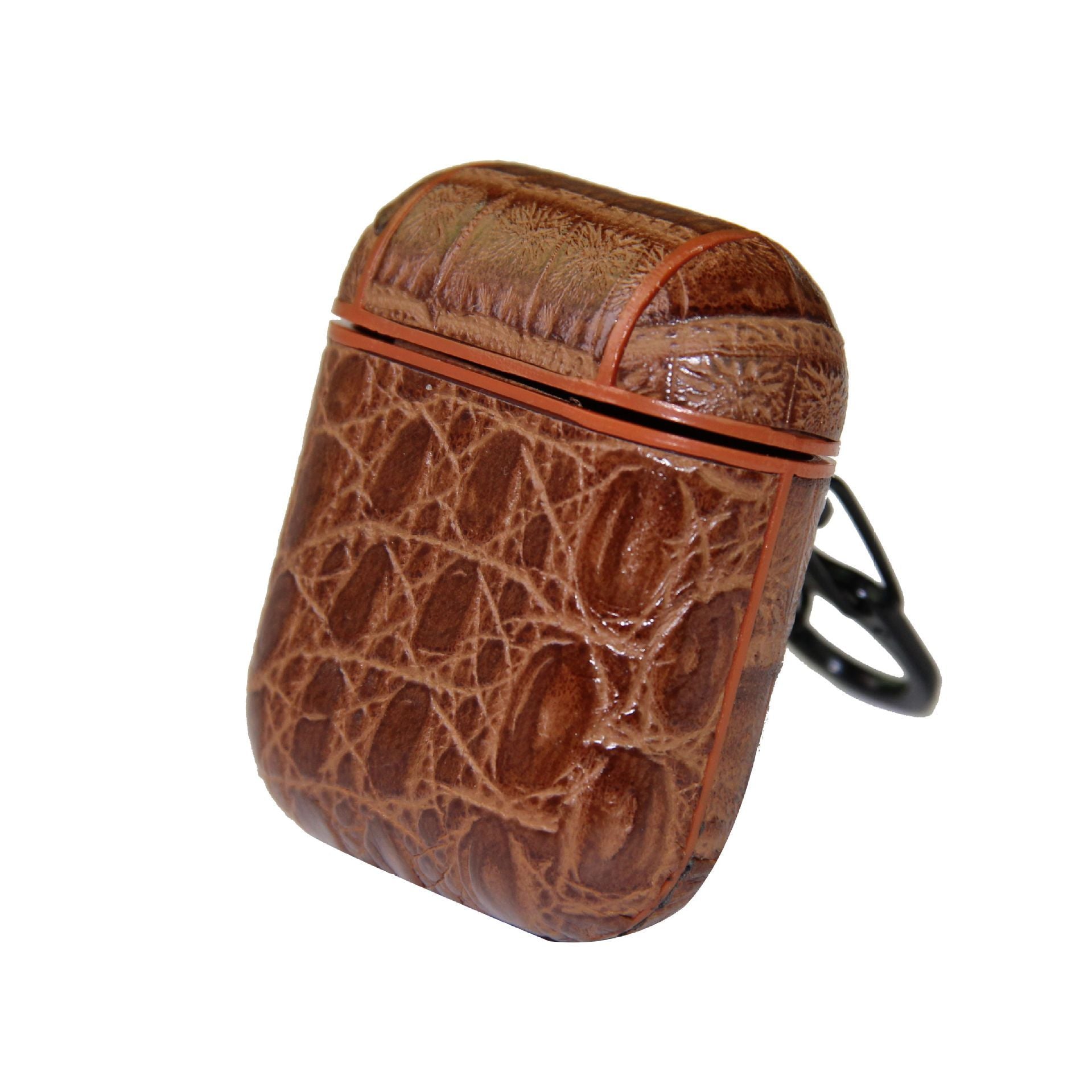 JMT-160458 Crocodile Pattern Wireless Bluetooth Headset Shell for AirPods – Stylish and Durable Imitation Leather Case
