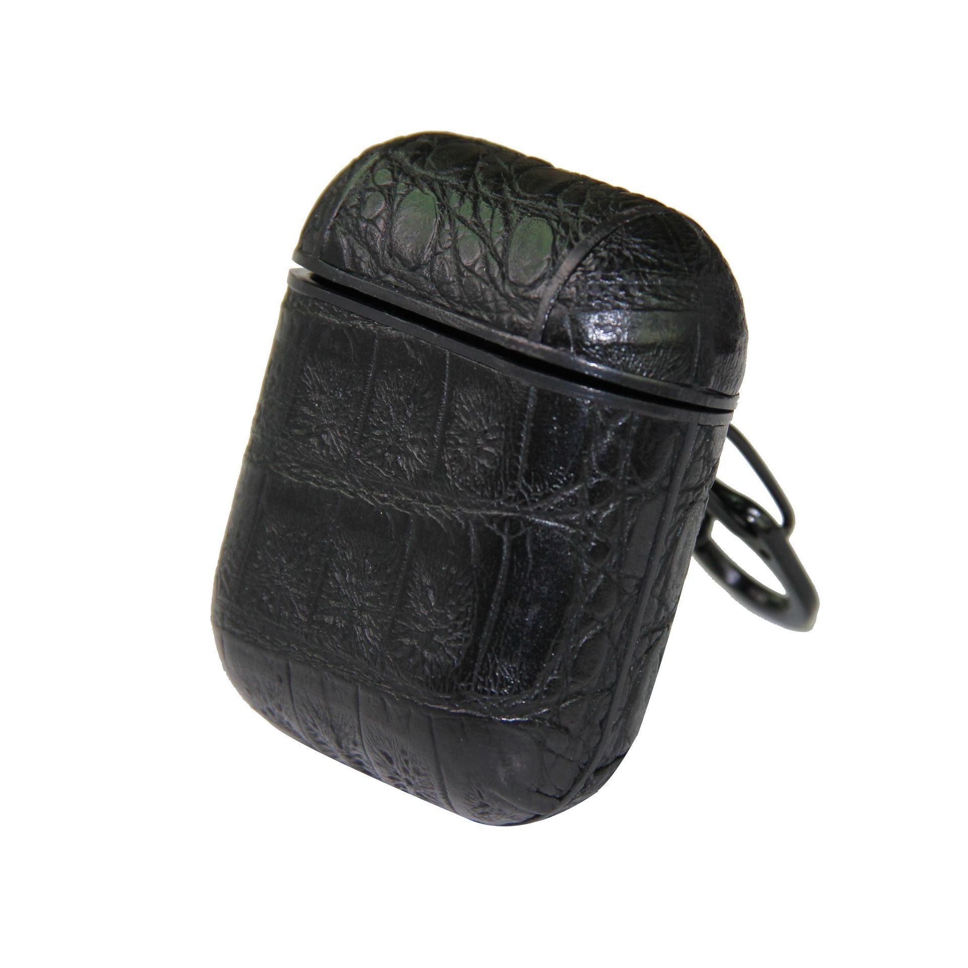 JMT-160458 Crocodile Pattern Wireless Bluetooth Headset Shell for AirPods – Stylish and Durable Imitation Leather Case