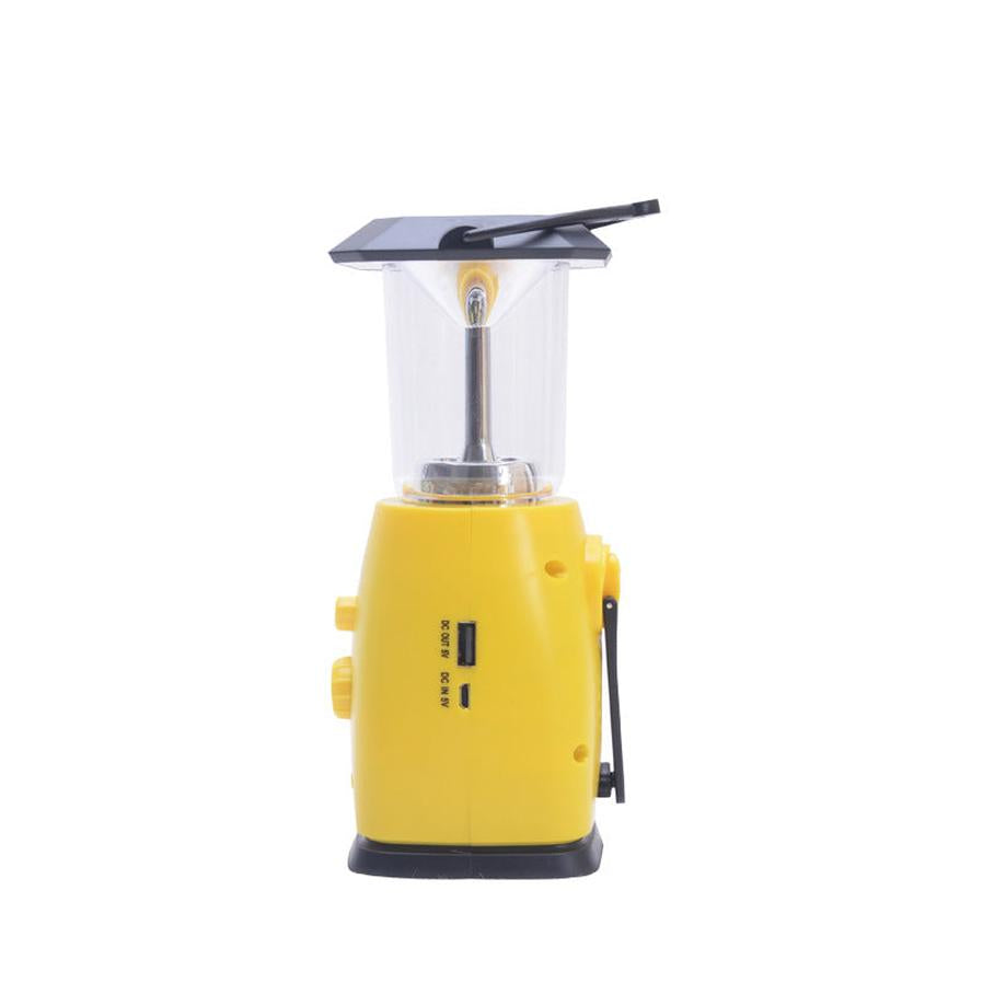 JMT-160522 Solar-Powered Hand-Crank Emergency Light with Multifunctional Features