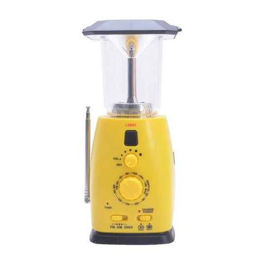 JMT-160522 Solar-Powered Hand-Crank Emergency Light with Multifunctional Features