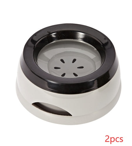 JMT-160650 Anti-Spill Pet Bowl for Car and Home, 15.3 x 18.9 x 8cm, Available in Pink, Army Green, Blue, Gray