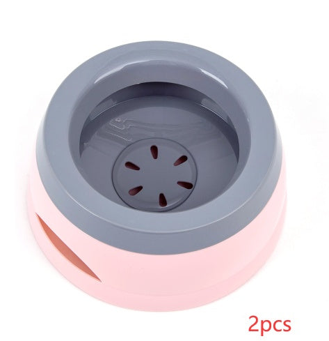 JMT-160650 Anti-Spill Pet Bowl for Car and Home, 15.3 x 18.9 x 8cm, Available in Pink, Army Green, Blue, Gray