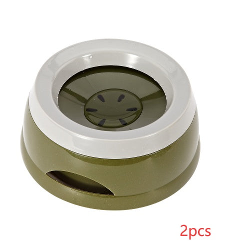 JMT-160650 Anti-Spill Pet Bowl for Car and Home, 15.3 x 18.9 x 8cm, Available in Pink, Army Green, Blue, Gray