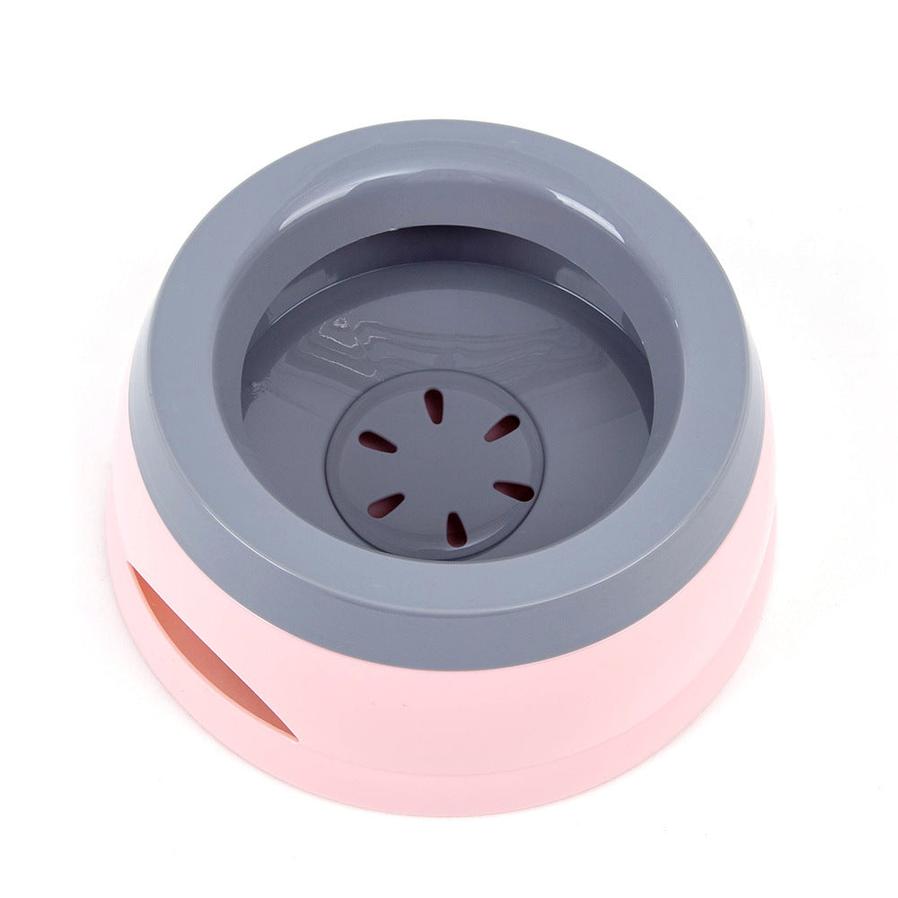 JMT-160650 Anti-Spill Pet Bowl for Car and Home, 15.3 x 18.9 x 8cm, Available in Pink, Army Green, Blue, Gray