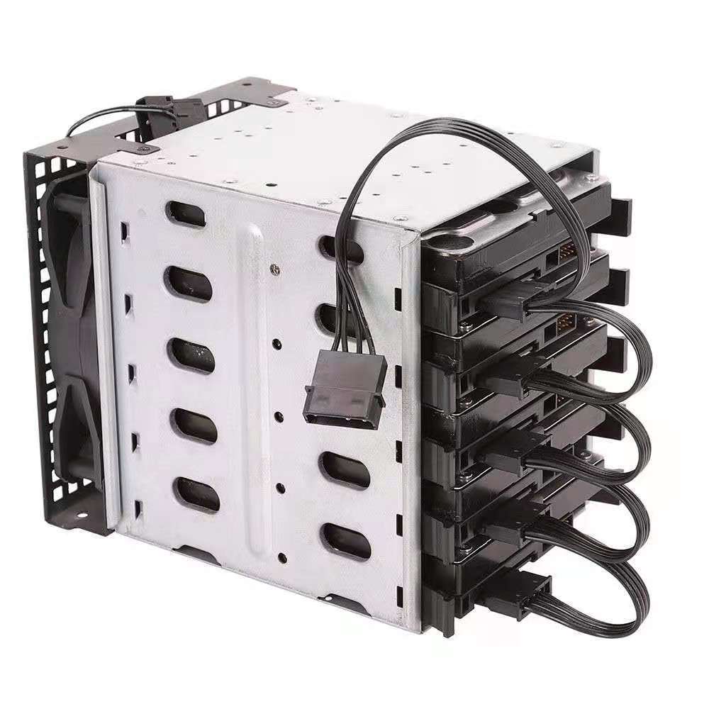 JMT-160650 SATA Power Supply Expansion Cable, 18AWG Flat Wire, Connects Up to Five Devices, 20CM Length
