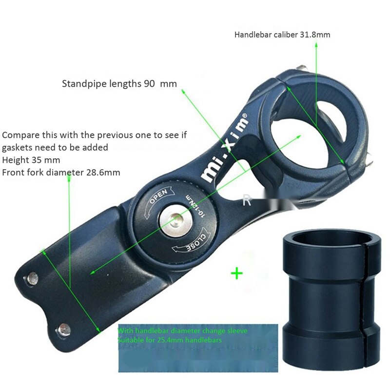 JMT-161162 Adjustable Bicycle Handlebar Riser for Enhanced Riding Comfort