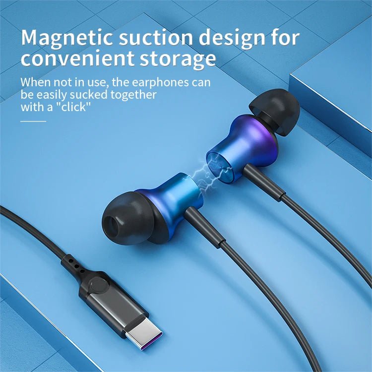 JMT-161290 USB-C In-Ear Headphones with Microphone and Handsfree Function