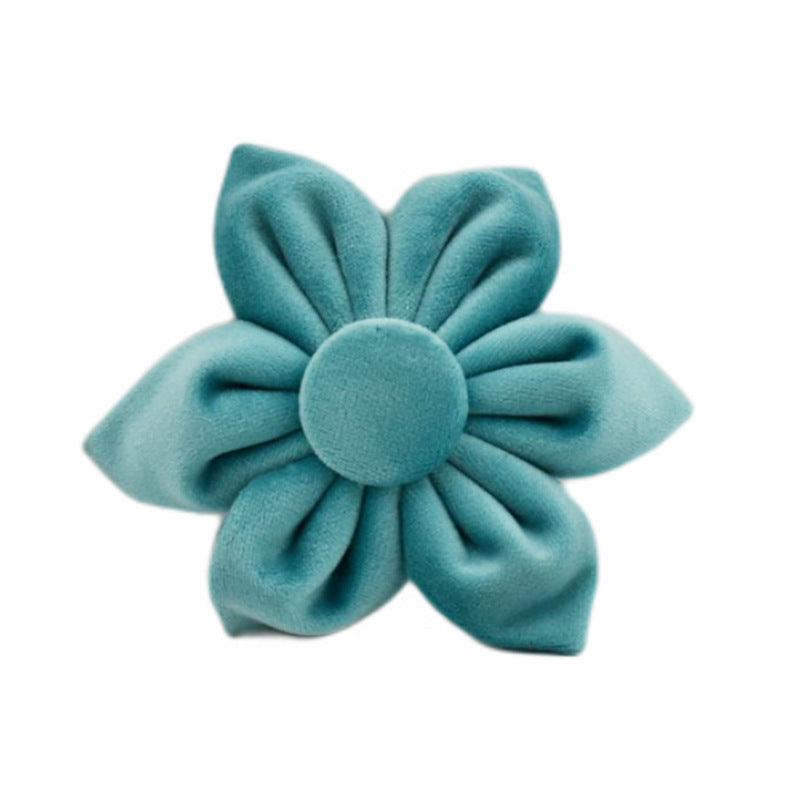 JMT-161290 Velvet Fabric Dog Collar with Bow, Flower, Vest, and Leash Accessories