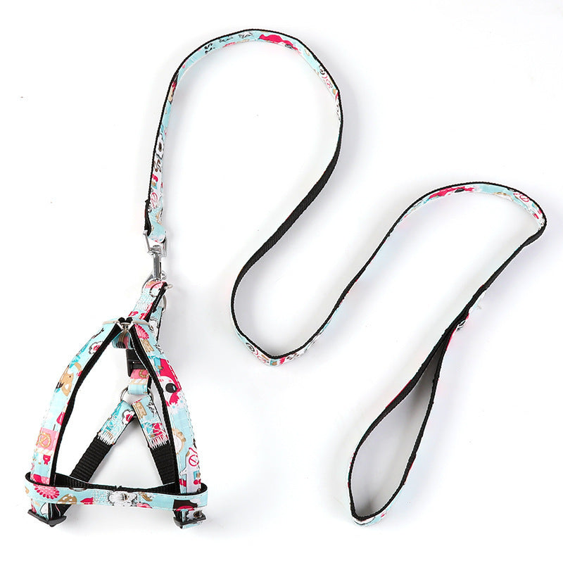 JMT-162122 Camouflage Denim Pet Leash - Available in S, M, L, XL Sizes