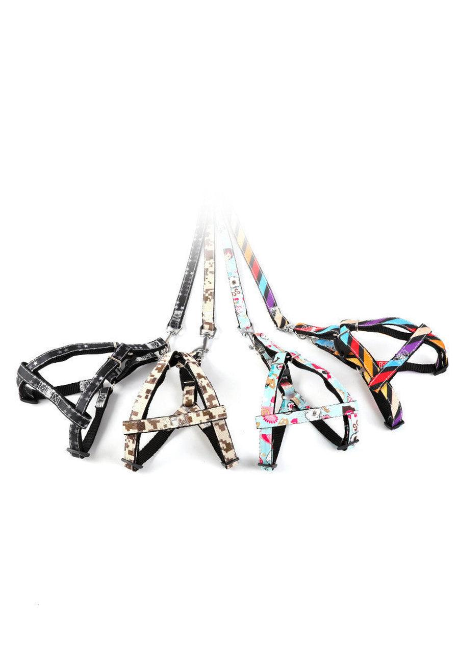 JMT-162122 Camouflage Denim Pet Leash - Available in S, M, L, XL Sizes