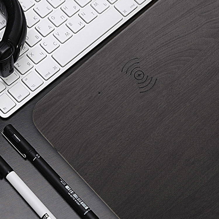 JMT-162122 Wooden Wireless Charger with QI Certification and Fast Charging Capability