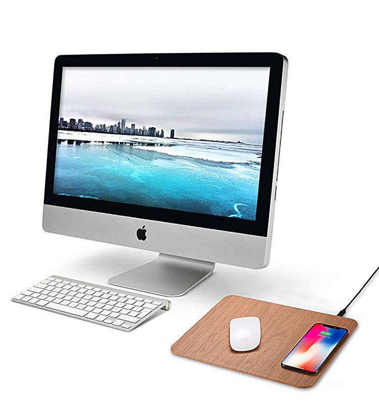 JMT-162122 Wooden Wireless Charger with QI Certification and Fast Charging Capability