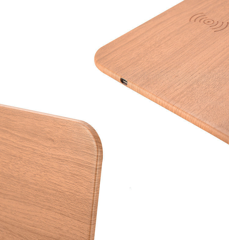 JMT-162122 Wooden Wireless Charger with QI Certification and Fast Charging Capability