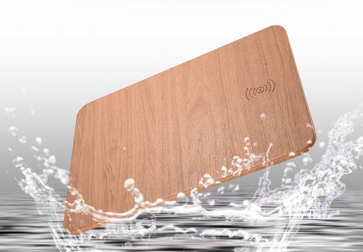 JMT-162122 Wooden Wireless Charger with QI Certification and Fast Charging Capability