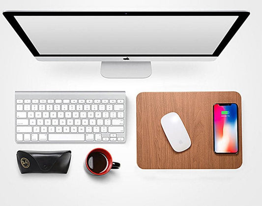 JMT-162122 Wooden Wireless Charger with QI Certification and Fast Charging Capability