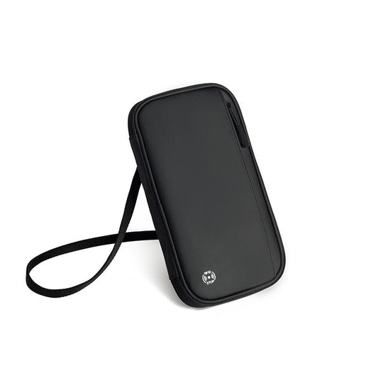 JMT-162314 Multi-Functional RFID Travel Passport Holder Wallet with Large Capacity and Hanging Neck Design