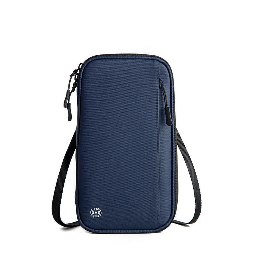 JMT-162314 Multi-Functional RFID Travel Passport Holder Wallet with Large Capacity and Hanging Neck Design