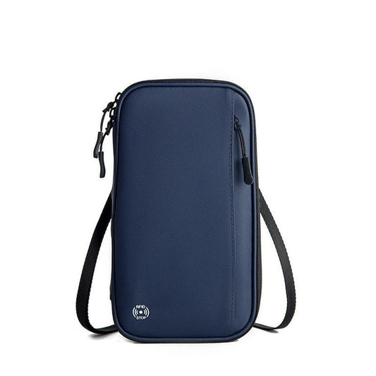 JMT-162314 Multi-Functional RFID Travel Passport Holder Wallet with Large Capacity and Hanging Neck Design