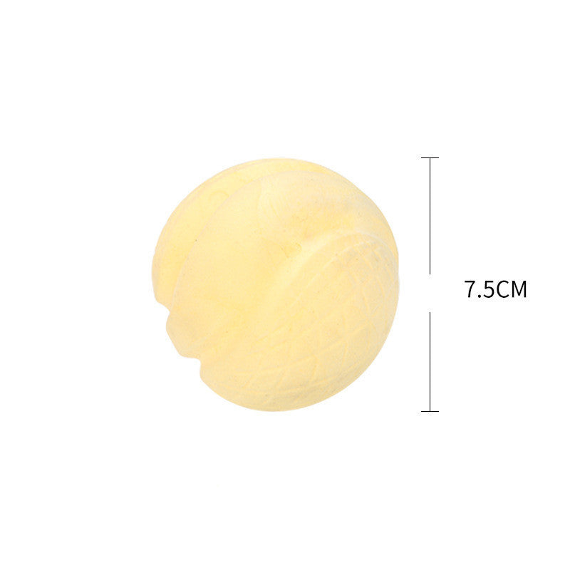 JMT-163082 Durable TPR Foam Dog Toy Ball - Colorful Solid Design for Playtime Fun