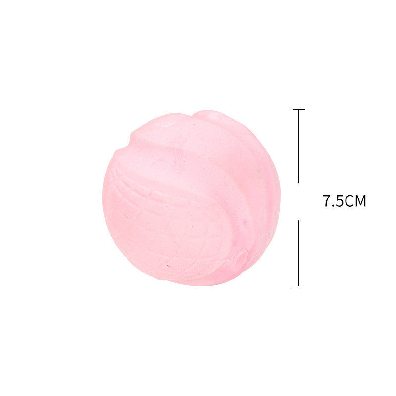 JMT-163082 Durable TPR Foam Dog Toy Ball - Colorful Solid Design for Playtime Fun