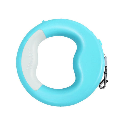 JMT-163274 LED Automatic Telescopic Traction Rope for Pets - Scalable Design, Durable Plastic Construction