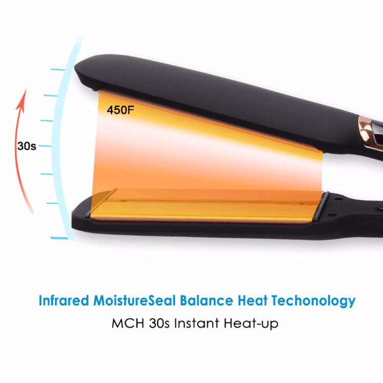 JMT-163914 Infrared Hair Straightener with Touch Control and LED Display, Fast Heating Ceramic Plates