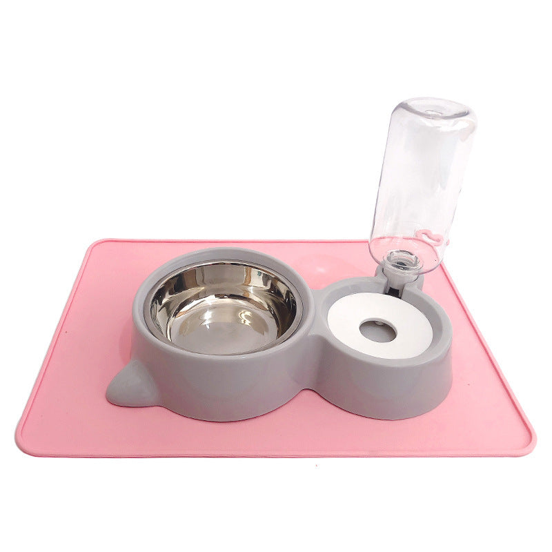 JMT-164106 Automatic Double Dog and Cat Bowl with 500ml Water Supply System