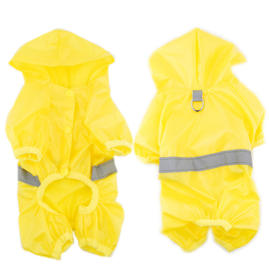 JMT-164554 Waterproof Reflective Boxer Jumpsuit for Pets with Breathable Material