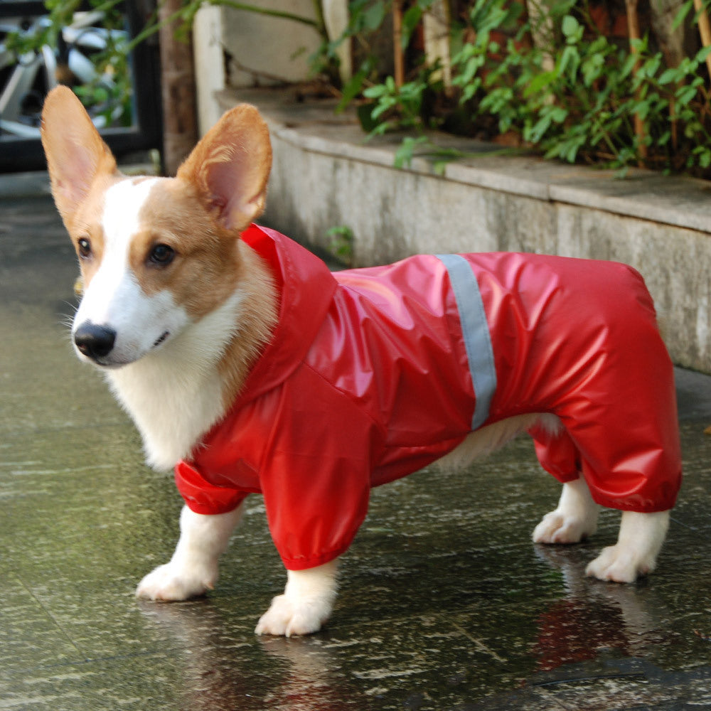 JMT-164554 Waterproof Reflective Boxer Jumpsuit for Pets with Breathable Material