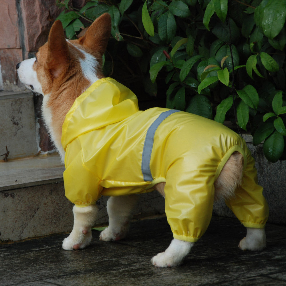 JMT-164554 Waterproof Reflective Boxer Jumpsuit for Pets with Breathable Material