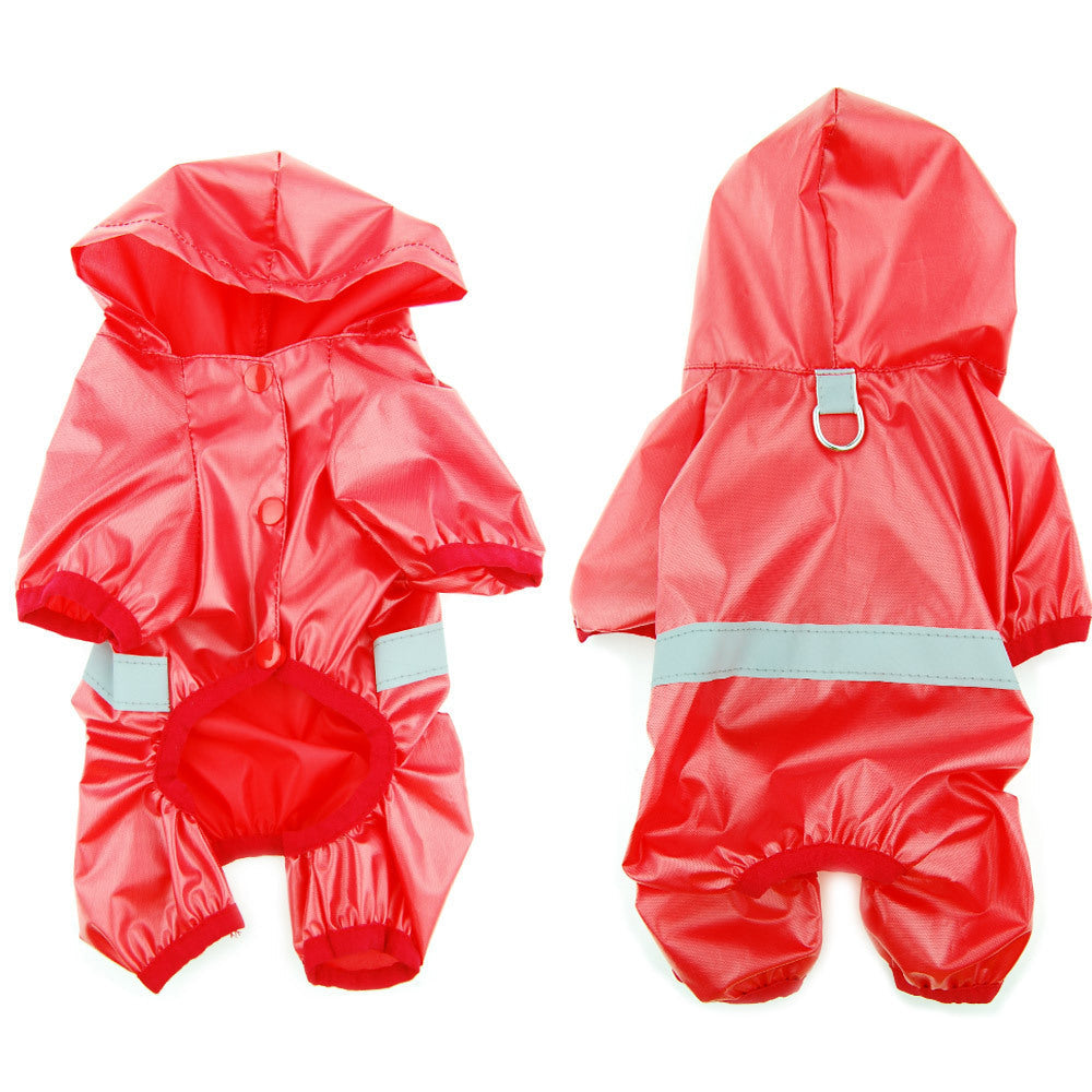 JMT-164554 Waterproof Reflective Boxer Jumpsuit for Pets with Breathable Material