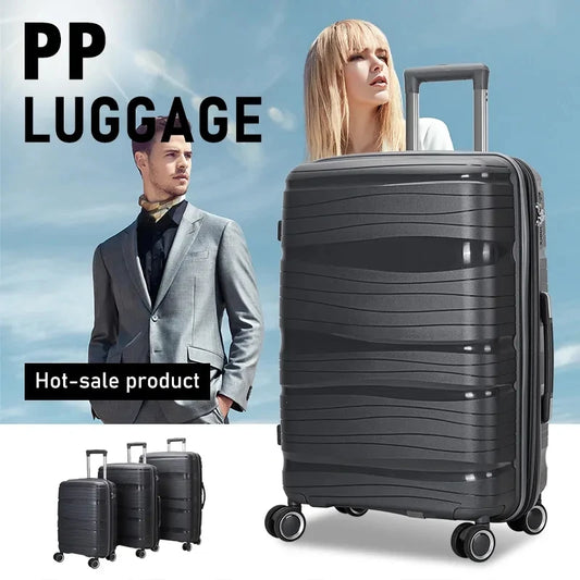 JMT-164810 Waterproof Expandable Suitcase Luggage with Four Spinner Wheels - Available in 20, 24, and 28 Inches
