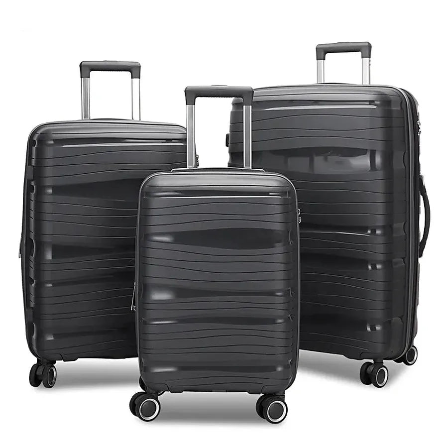 JMT-164810 Waterproof Expandable Suitcase Luggage with Four Spinner Wheels - Available in 20, 24, and 28 Inches
