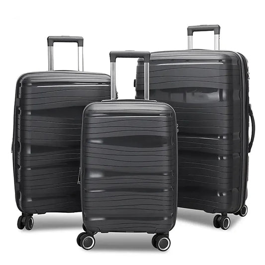 JMT-164810 Waterproof Expandable Suitcase Luggage with Four Spinner Wheels - Available in 20, 24, and 28 Inches
