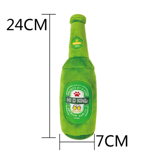 JMT-165066 Cute Pet Voice Sounding Toy - Assorted Food & Drink Designs for Dogs