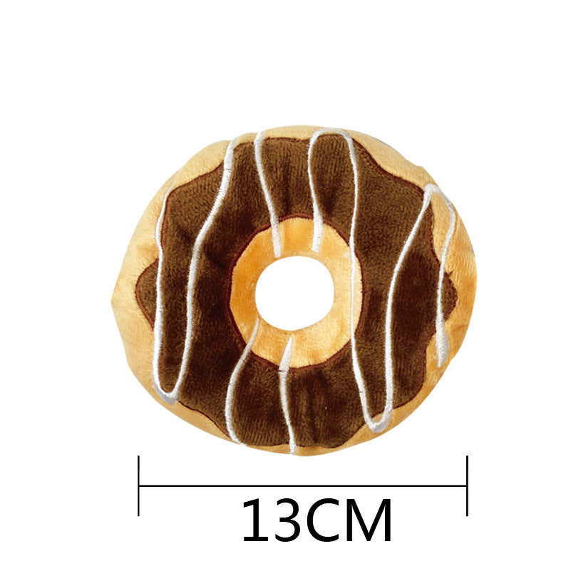 JMT-165066 Cute Pet Voice Sounding Toy - Assorted Food & Drink Designs for Dogs