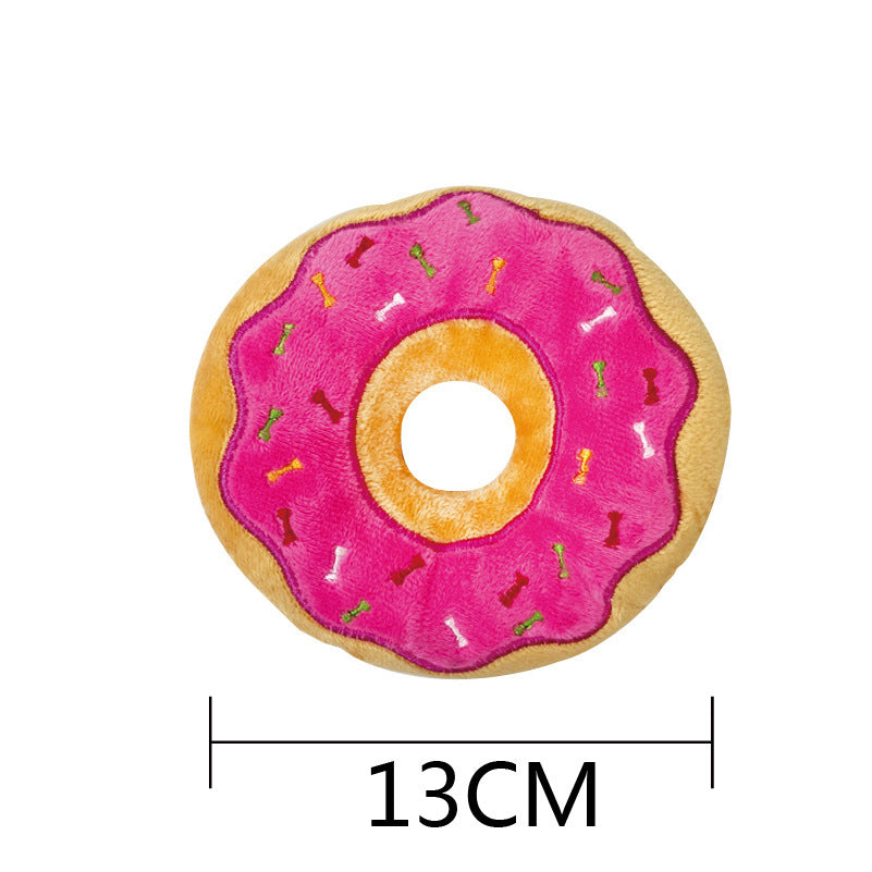 JMT-165066 Cute Pet Voice Sounding Toy - Assorted Food & Drink Designs for Dogs