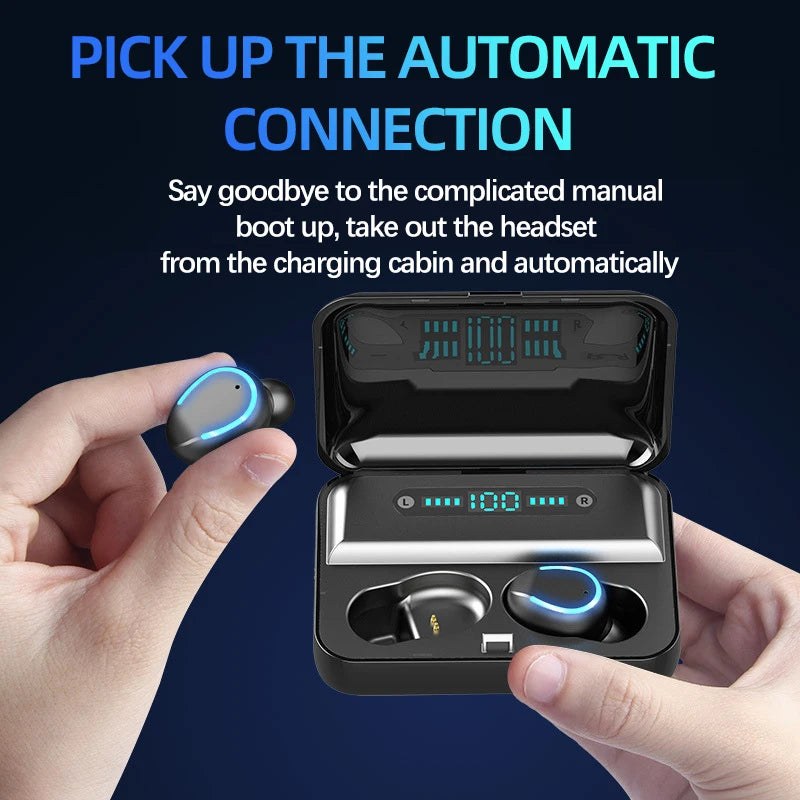 JMT-165258 True Wireless Earbuds with Touch Control and HiFi Stereo Sound for Sports and Gaming