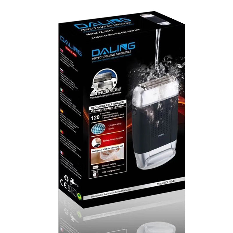 JMT-165322 Rechargeable Electric Shaver with Ultra-Thin Alloy Blade for Wet and Dry Use