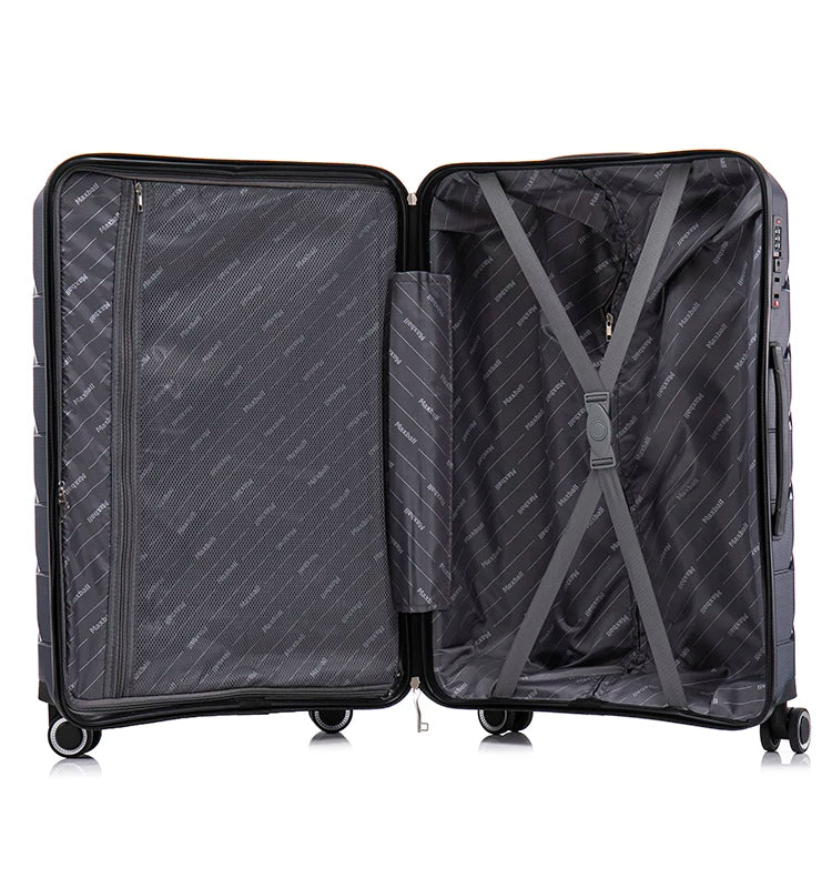 JMT-165962 Minimalist Travel Suitcase Set - 3 Piece Luggage (20/24/28 Inch)