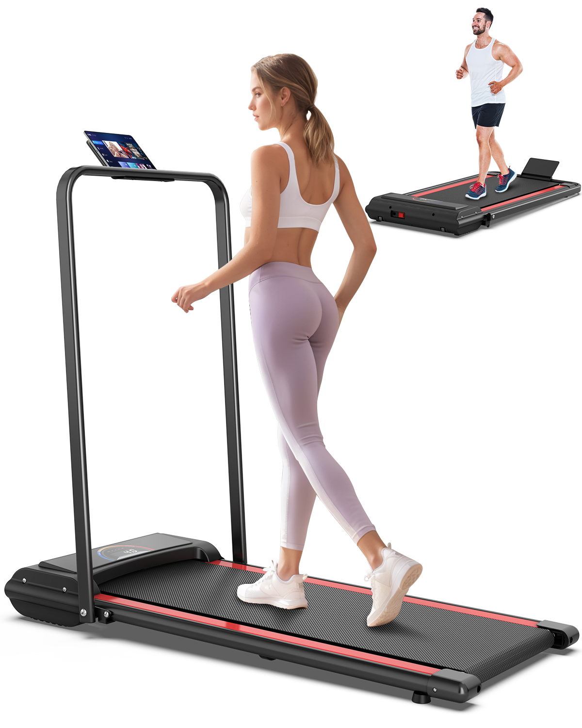 JMT-166154 Compact Folding Treadmill Model Q22-2A for Home Fitness