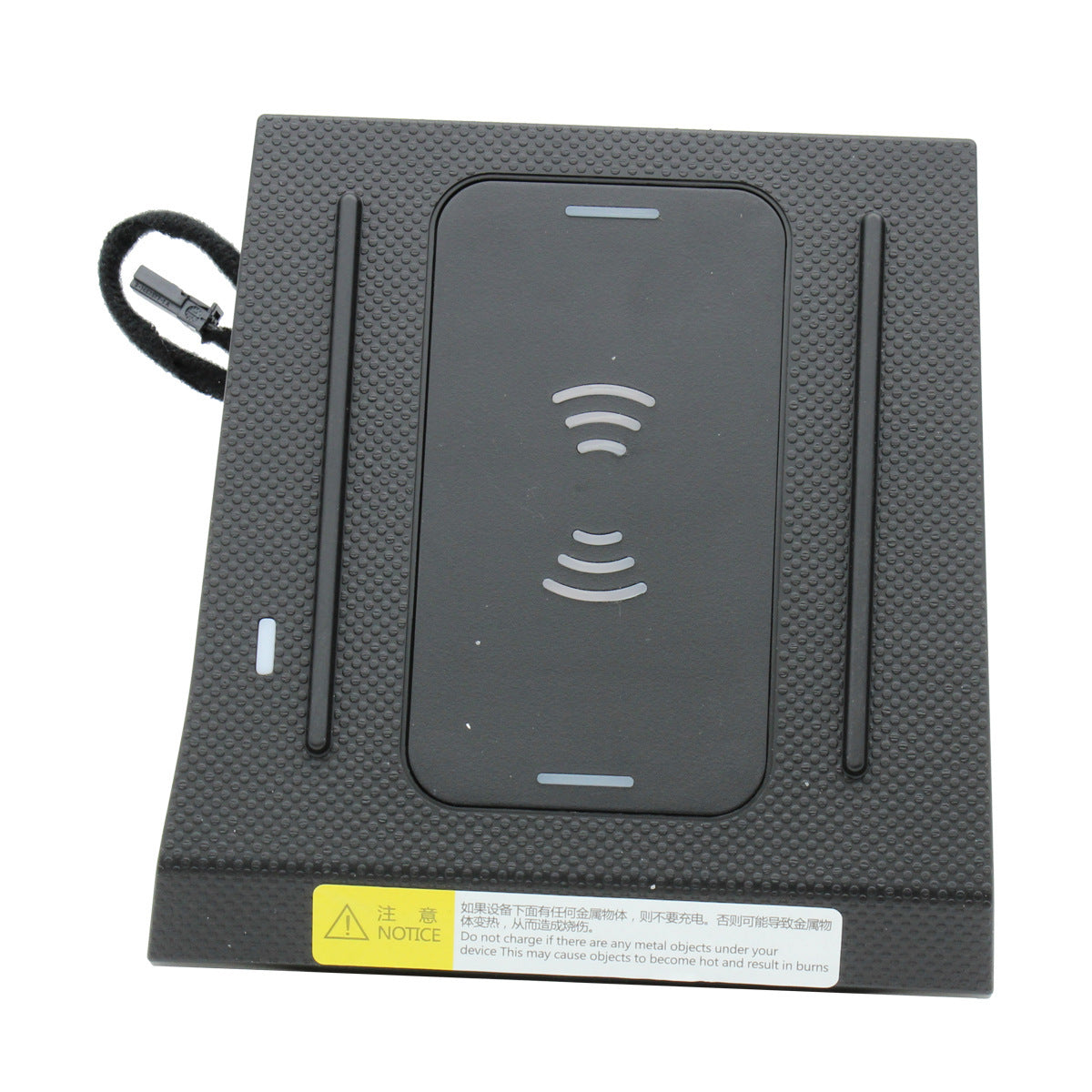 JMT-166410 Wireless Charging Car Mount with Auto-Sensing Feature - ABS and Aluminum Alloy Design