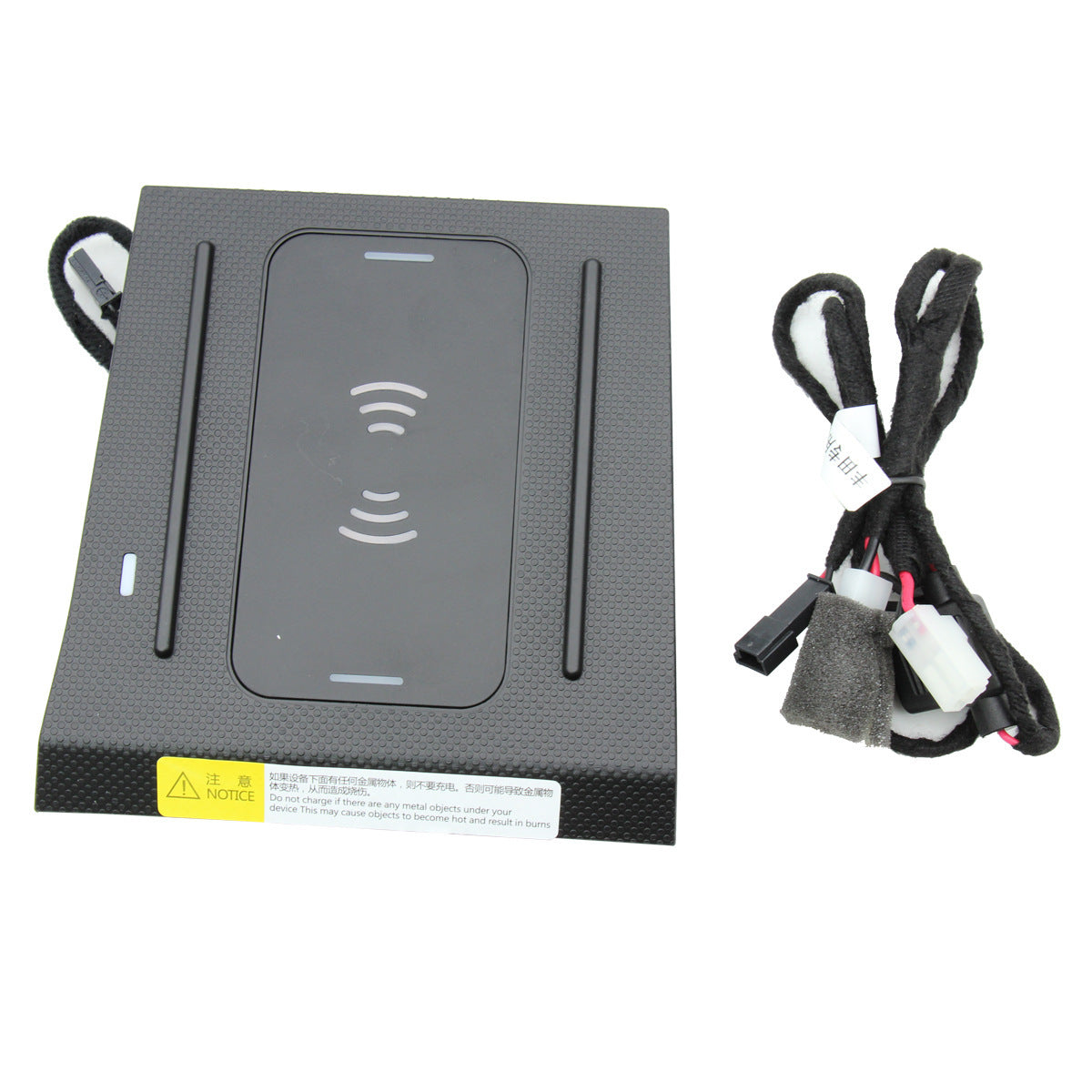 JMT-166410 Wireless Charging Car Mount with Auto-Sensing Feature - ABS and Aluminum Alloy Design
