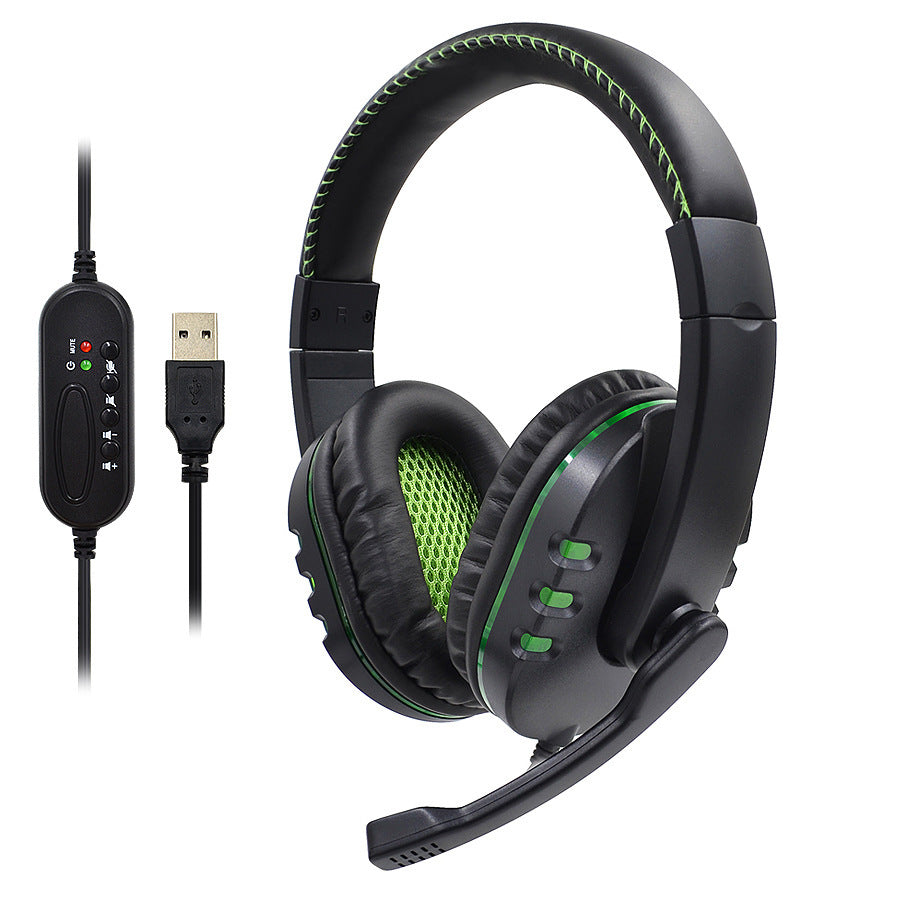 JMT-166730 Wired Gaming Headset with LED Lighting and Microphone - Model AMD-06
