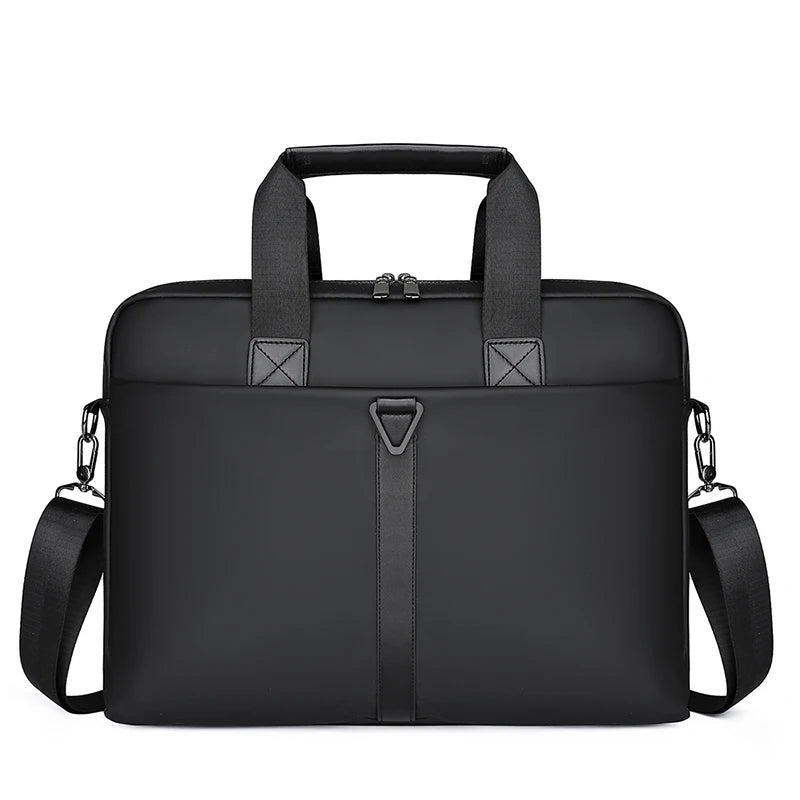 JMT-167050 Elegant Slim Rolling Laptop Bag for 14-15.6 Inch Laptops in Faux Vegan PU Leather